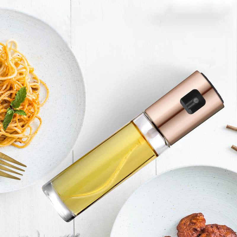 2-in-1 Oil & Vinegar Spray Bottle – Refillable Cooking Sprayer for Healthy BBQ, Grilling & Kitchen Use