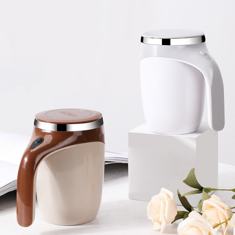 Rechargeable Magnetic Self-Stirring Mug – Electric Automatic Mixing Coffee & Milkshake Cup