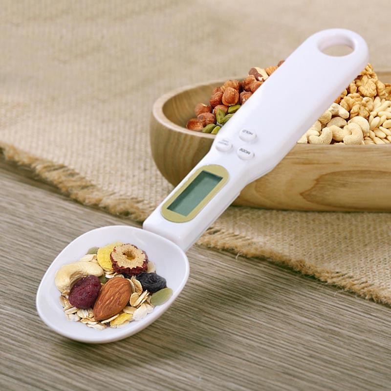 LCD Digital Measuring Spoon Scale – Precise Electronic Food & Coffee Weight Scale for Kitchen Use