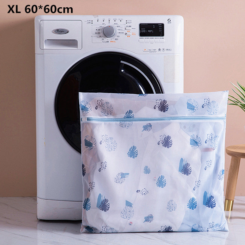 Printed Polyester Mesh Laundry Bag – Durable Breathable Wash Bag for Clothes