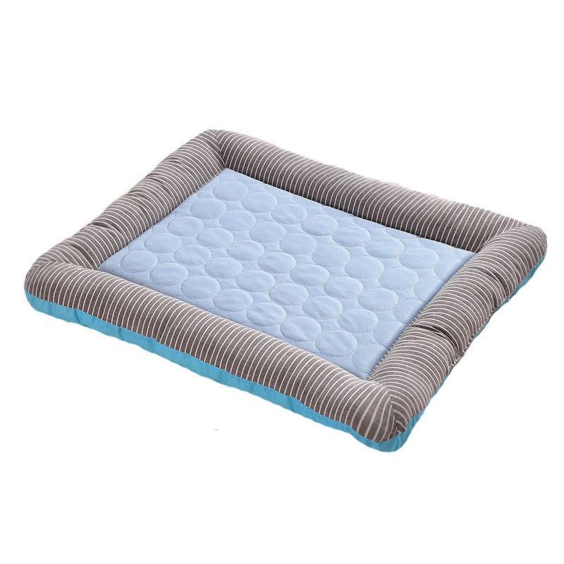 Pet Cooling Pad for Dogs & Cats – Soft Ice Silk Summer Bed Mat, Breathable & Lightweight Blanket for Cool Sleeping