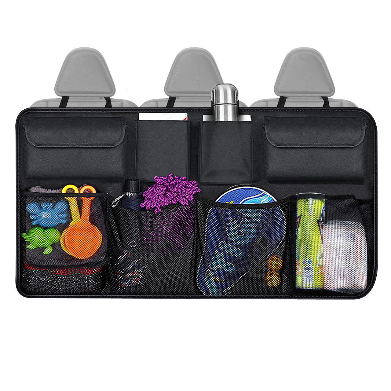 Foldable Car Trunk Organizer – Hanging Storage Bag for Back Seat & Vehicle Cargo