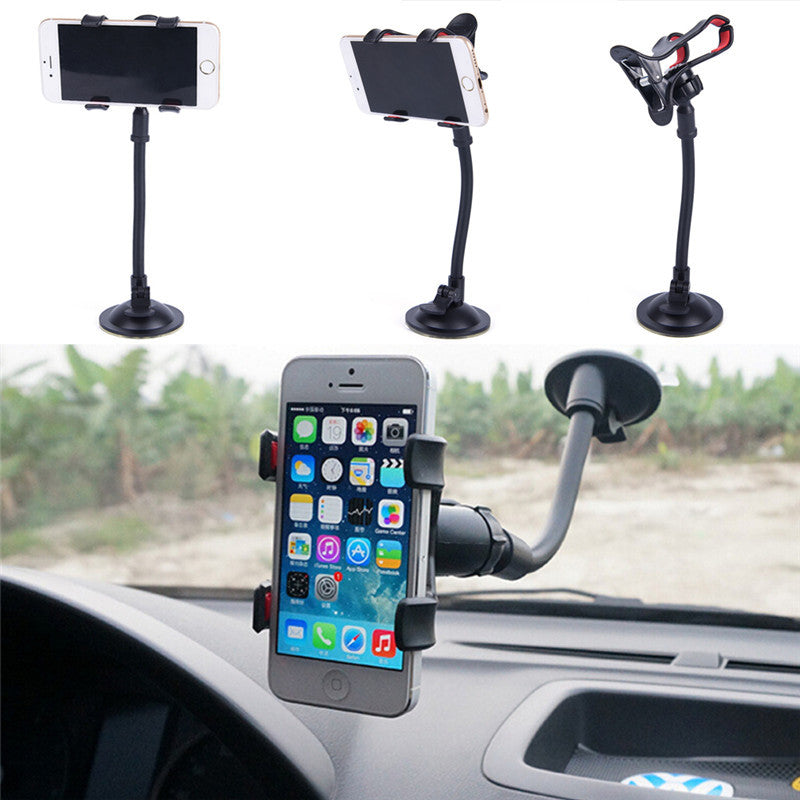 Strong Windshield Car Phone Holder – Secure Clip Mount for Smartphones