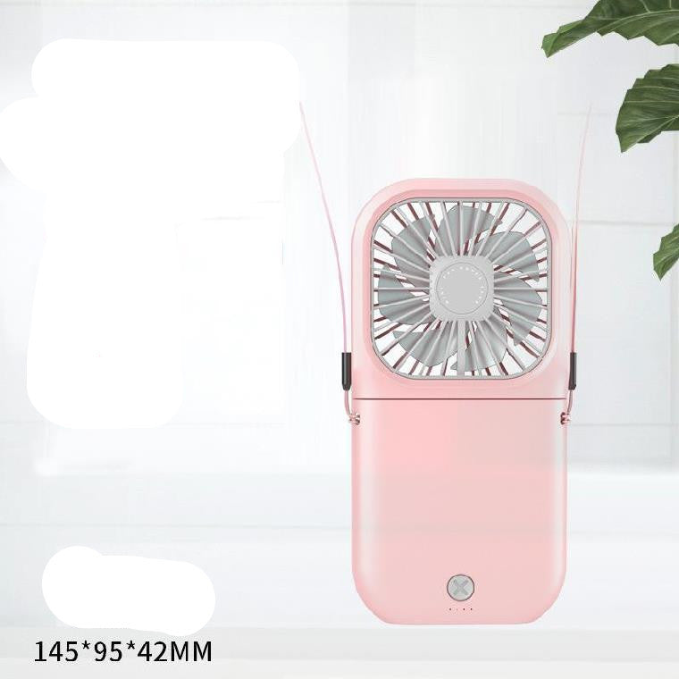 Cute Portable Mini Fan – USB Rechargeable Fan for Students, Camping & Travel
