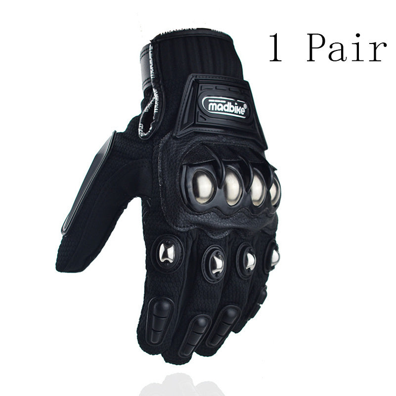 Alloy-Protected Off-Road Motorcycle Gloves – High-Performance Riding Gear