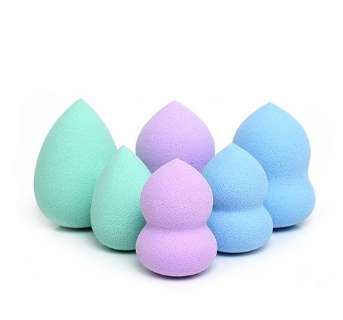 Wet & Dry Makeup Sponge – Water Drop Beauty Blender Puff for Foundation & Blending