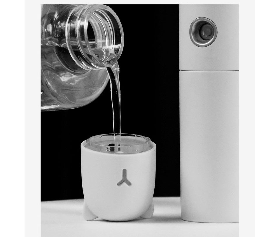 USB Rechargeable Mini Spray Fan – Portable Cooling Mist Fan, Small & Lightweight