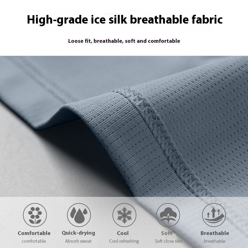 Men’s Quick-Dry Sports T-Shirt – Breathable Color Block Active Tee for Running & Workouts