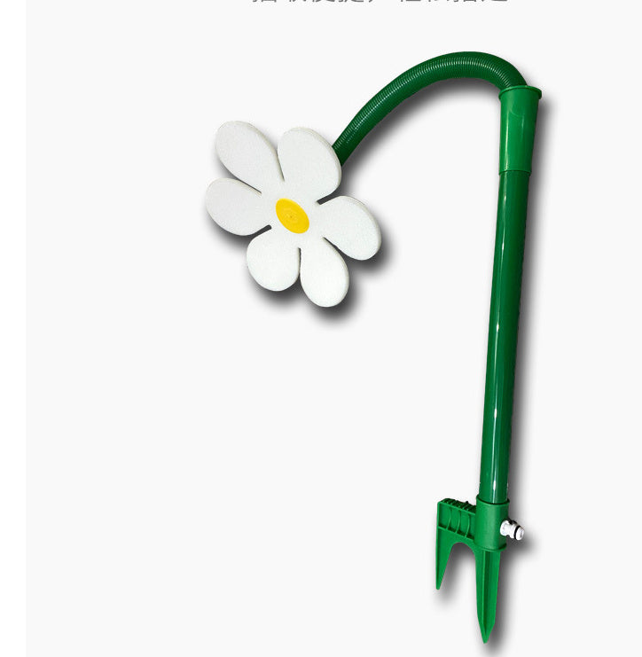 Sunflower Garden Sprinkler – 360° Adjustable Plastic Lawn Water Sprayer for Outdoor Irrigation & Garden Care