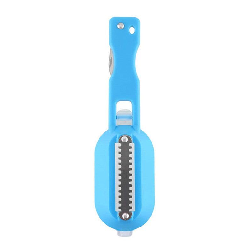 Fish Scale Remover Brush – Quick Scraping Fish Scaler with Grater & Skin Peeling Tool for Easy Cleaning