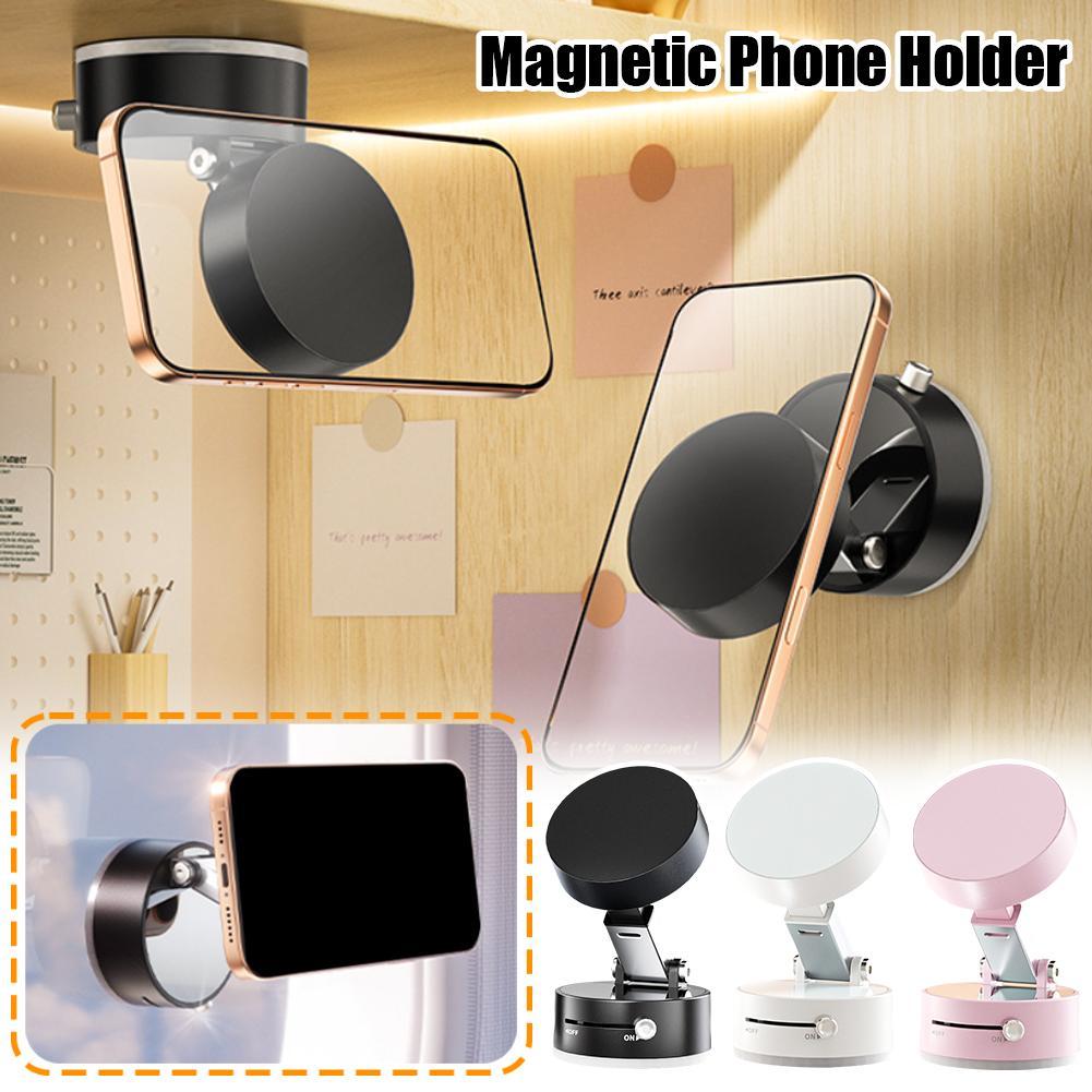 Foldable Magnetic Car Phone Holder – Strong Suction Cup Mount for Hands-Free Navigation