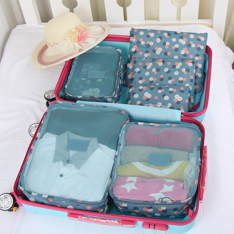 Clear Zipper Storage Bag Set – Transparent Organizer with Handle for Clothes, Toys, Travel & More