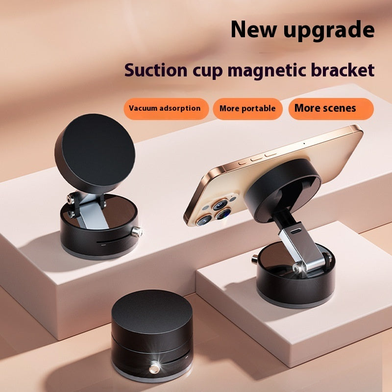 Foldable Magnetic Car Phone Holder – Strong Suction Cup Mount for Hands-Free Navigation