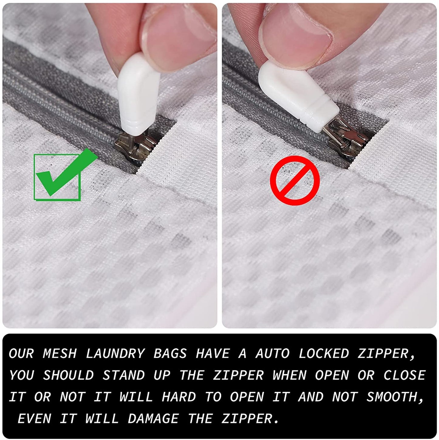 5Pcs Durable Honeycomb Mesh Laundry Bags for Delicates,Travel Organization Bag for Clothes,Jeans,Bath Towels,Bed Sheets (1X-Large 20 X 24 Inches,2 Large 16 X 20 Inches, 2 Medium 12 X 16 Inches)