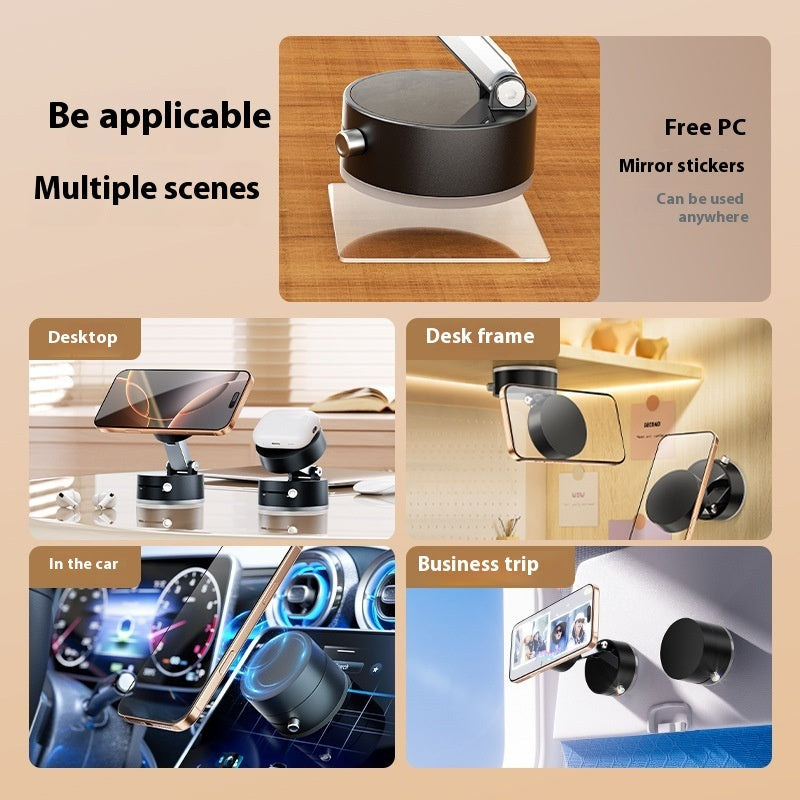 Foldable Magnetic Car Phone Holder – Strong Suction Cup Mount for Hands-Free Navigation