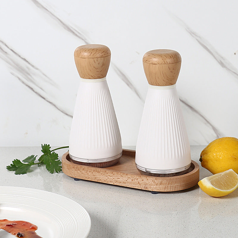 Salt & Pepper Grinder Set – Adjustable Ceramic Mills for Fresh Seasoning