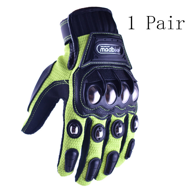 Alloy-Protected Off-Road Motorcycle Gloves – High-Performance Riding Gear