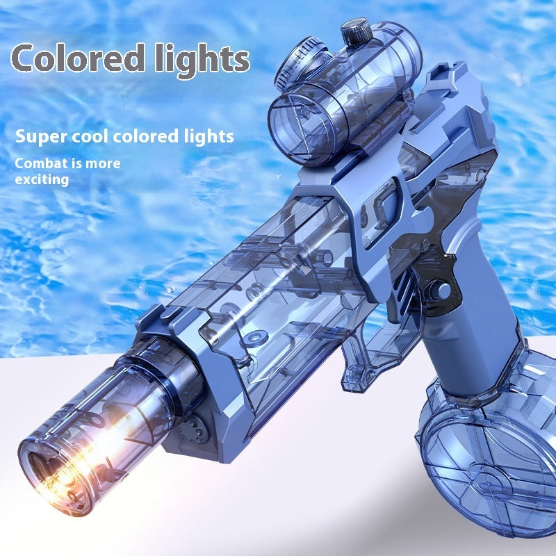 Fire Rat Electric Water Gun – Full-Auto Light-Up Water Blaster Toy for Kids, Summer Fun & Outdoor Play (Model AC223