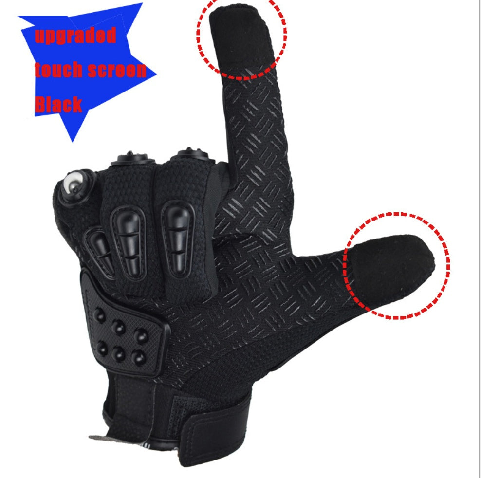 Alloy-Protected Off-Road Motorcycle Gloves – High-Performance Riding Gear