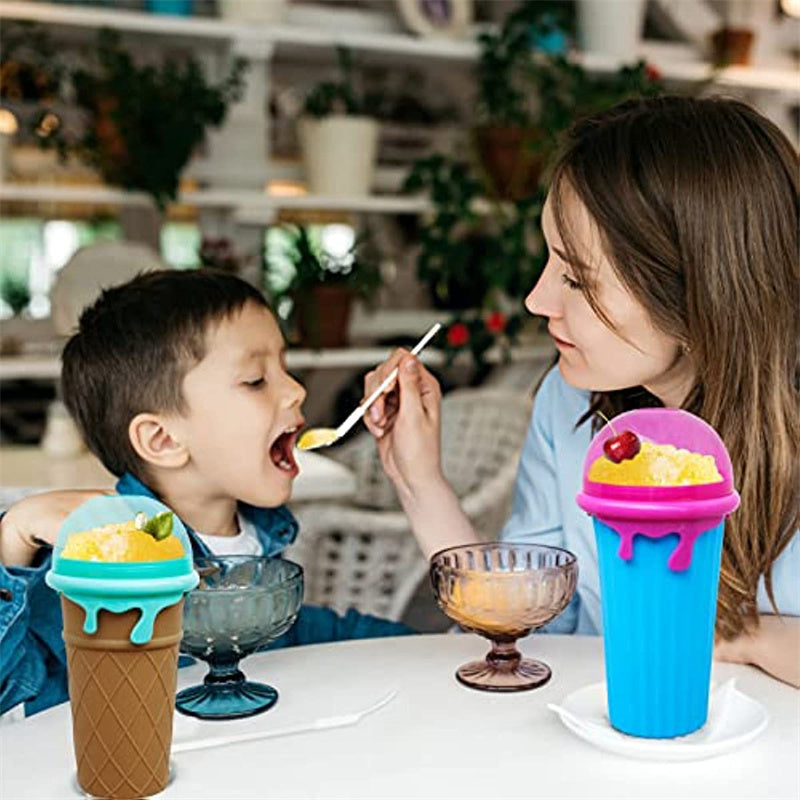 500ml Magic Slushy Maker Cup – Quick-Freeze Squeeze Cup for Homemade Smoothies, Juices & Ice Cream