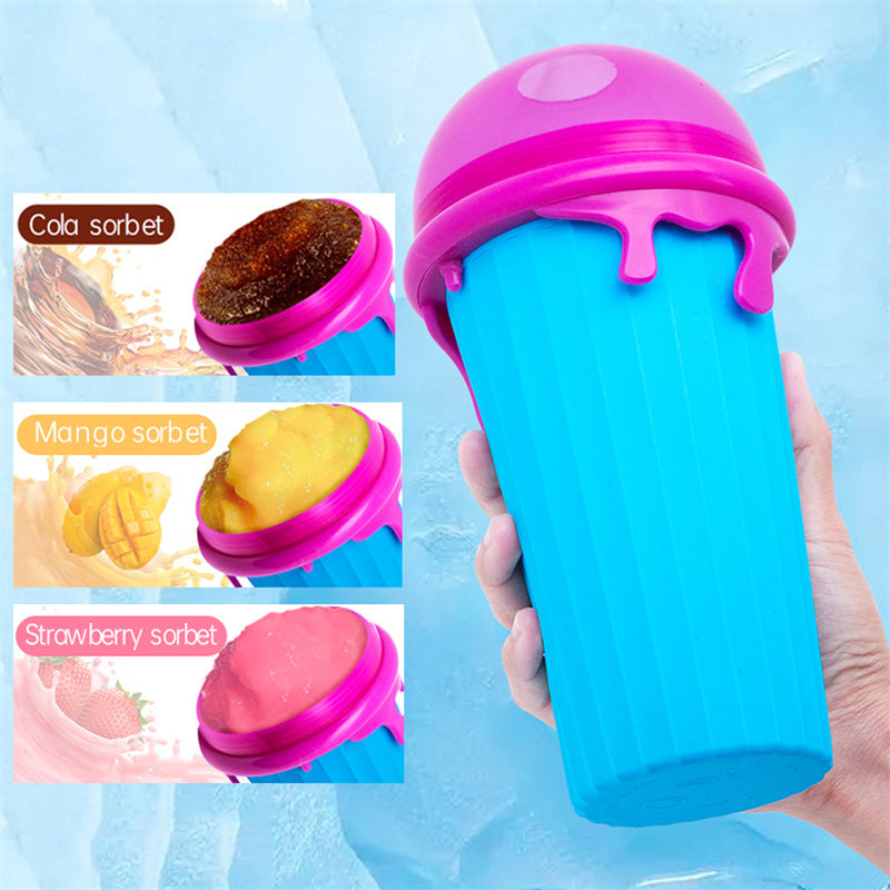 500ml Magic Slushy Maker Cup – Quick-Freeze Squeeze Cup for Homemade Smoothies, Juices & Ice Cream