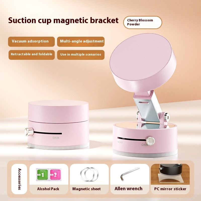 Foldable Magnetic Car Phone Holder – Strong Suction Cup Mount for Hands-Free Navigation