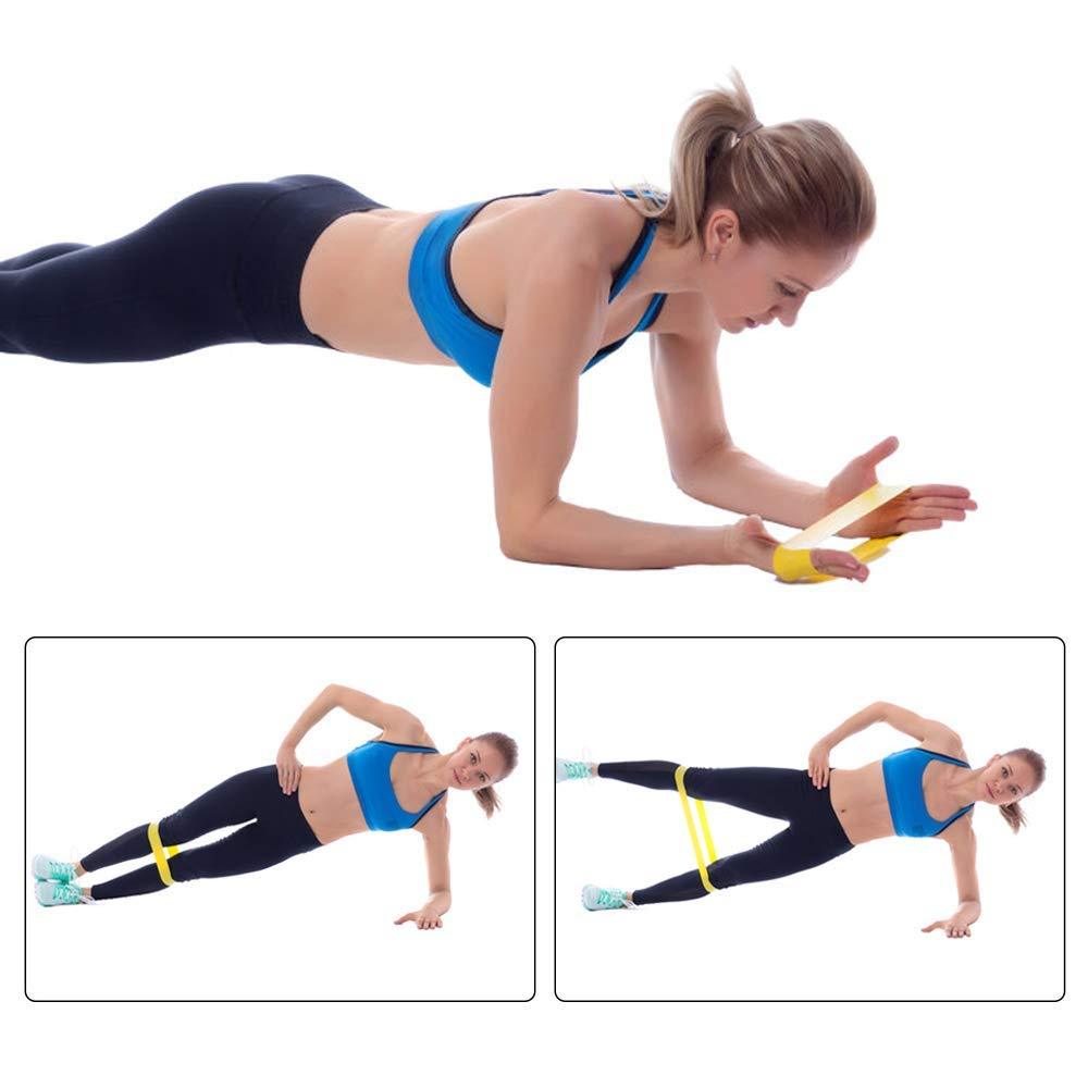 Resistance Band Set for Yoga & Fitness – Multi-Level Exercise Bands with Carry Bag