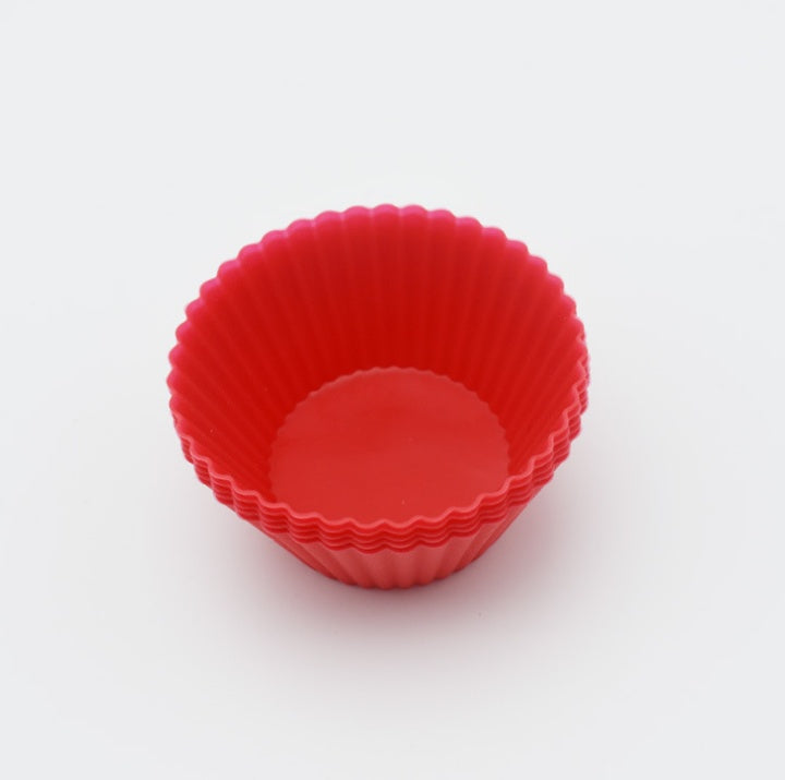 24pcs Reusable Silicone Baking Cups – Non-Stick Muffin & Cupcake Liners