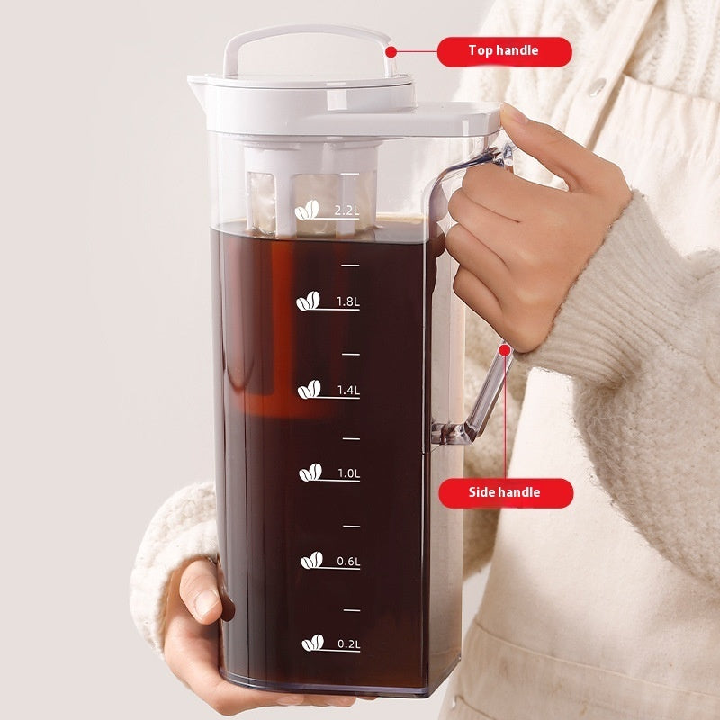 Large-Capacity Cold Brew Coffee & Water Bottle