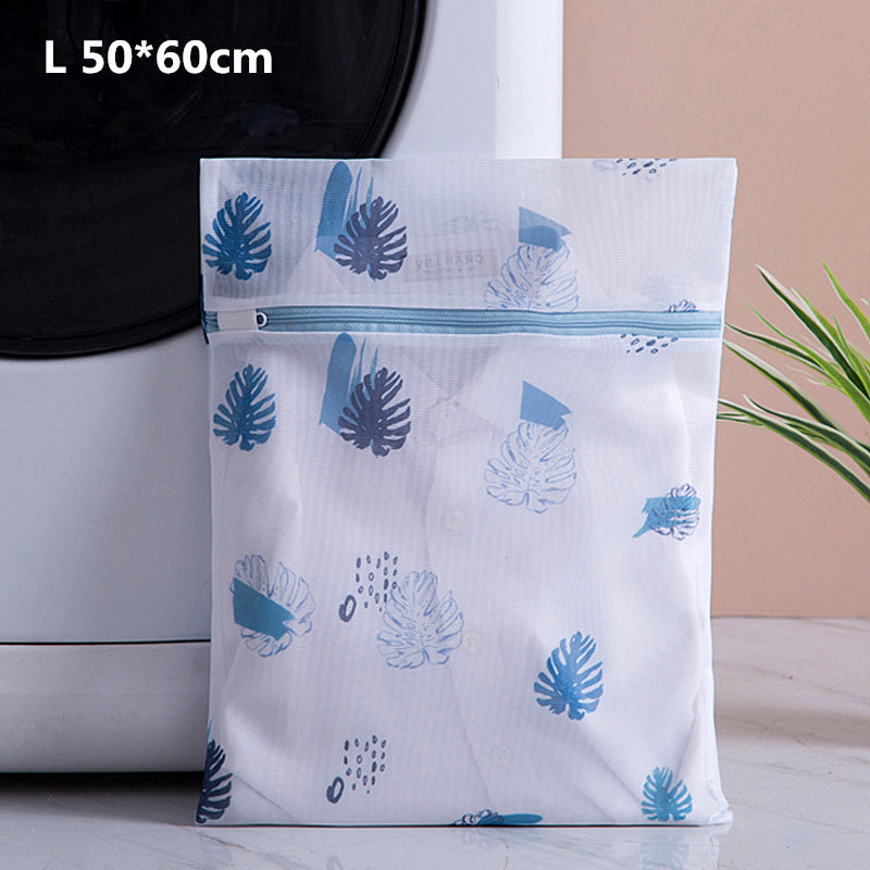 Printed Polyester Mesh Laundry Bag – Durable Breathable Wash Bag for Clothes