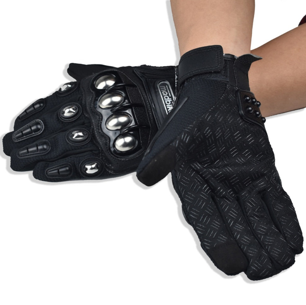 Alloy-Protected Off-Road Motorcycle Gloves – High-Performance Riding Gear