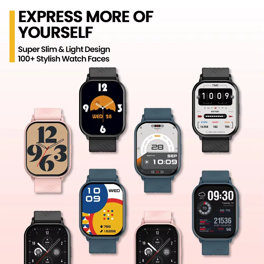 New GTS 3 Voice Calling Smart Watch Ultra-Big 2.03'' HD Screen 24H Health Monitor 100+ Sport Modes 200+ Watch Faces