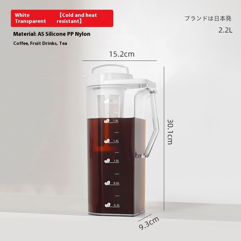 Large-Capacity Cold Brew Coffee & Water Bottle