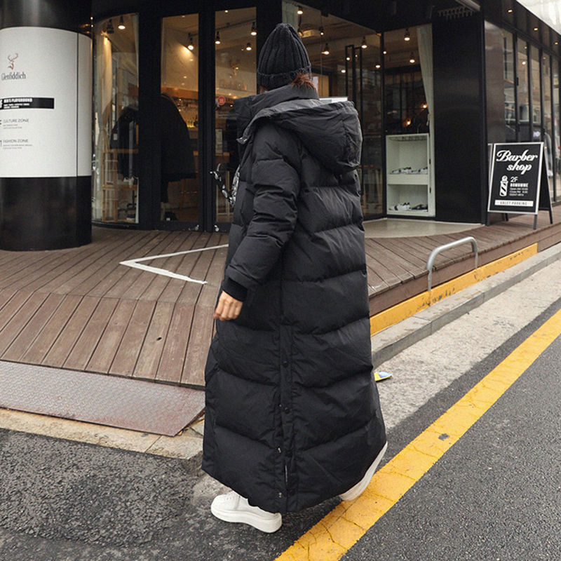 Women's Winter Hooded Parka – Long Thickened Warm Coat for Cold Weather