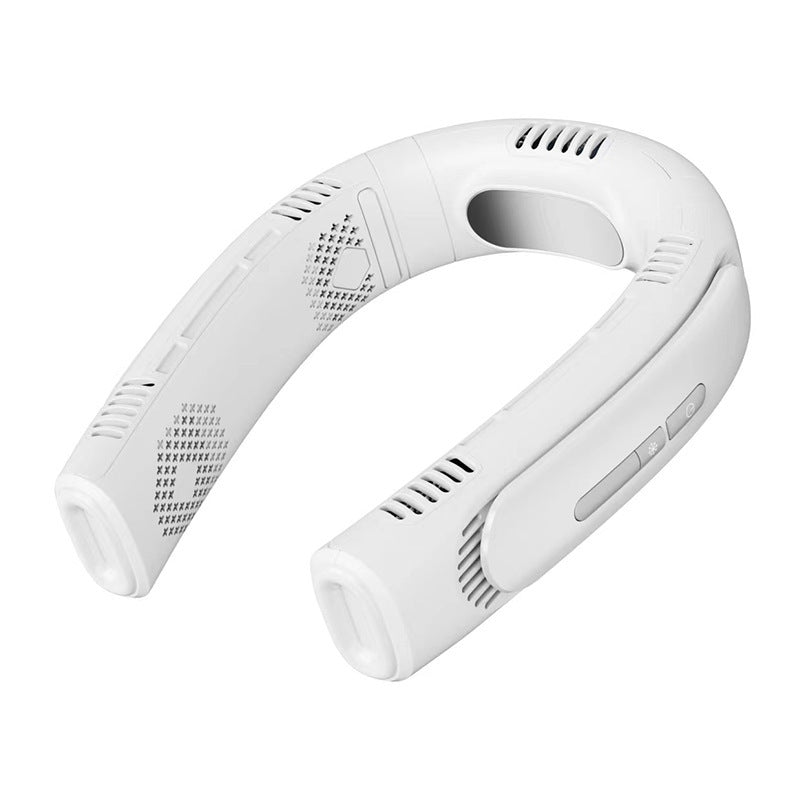 5-Fan Semiconductor Neck Cooler – Hands-Free Hanging Neck Fan with Instant Cooling Technology