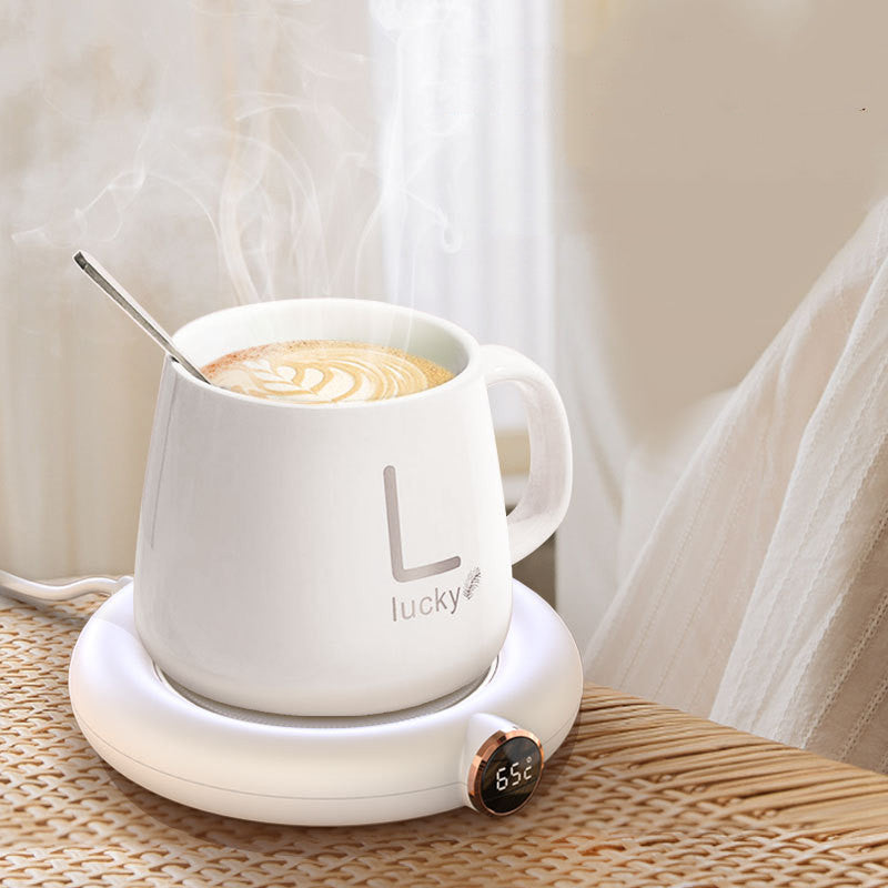 Smart Coffee Mug Warmer – USB Heating Coaster with Constant Temperature Control for Home & Office