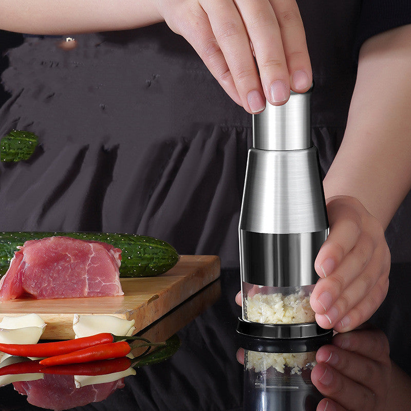 Manual Garlic & Vegetable Chopper – Multipurpose Hand-Crank Crusher & Kitchen Mincer
