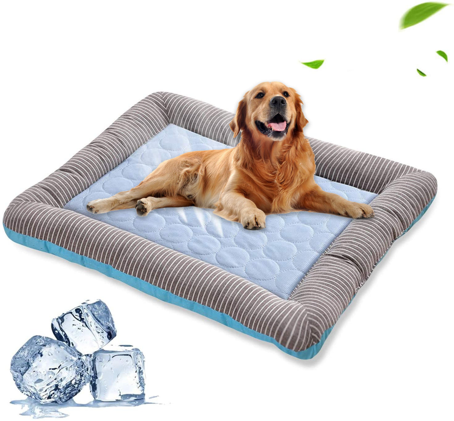 Pet Cooling Pad for Dogs & Cats – Soft Ice Silk Summer Bed Mat, Breathable & Lightweight Blanket for Cool Sleeping