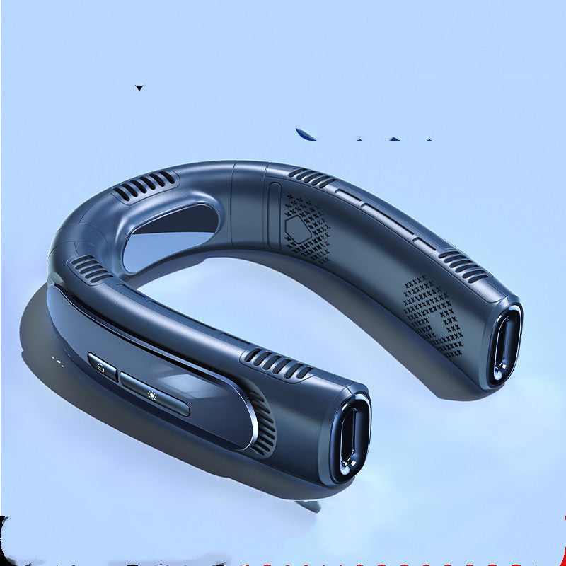 5-Fan Semiconductor Neck Cooler – Hands-Free Hanging Neck Fan with Instant Cooling Technology