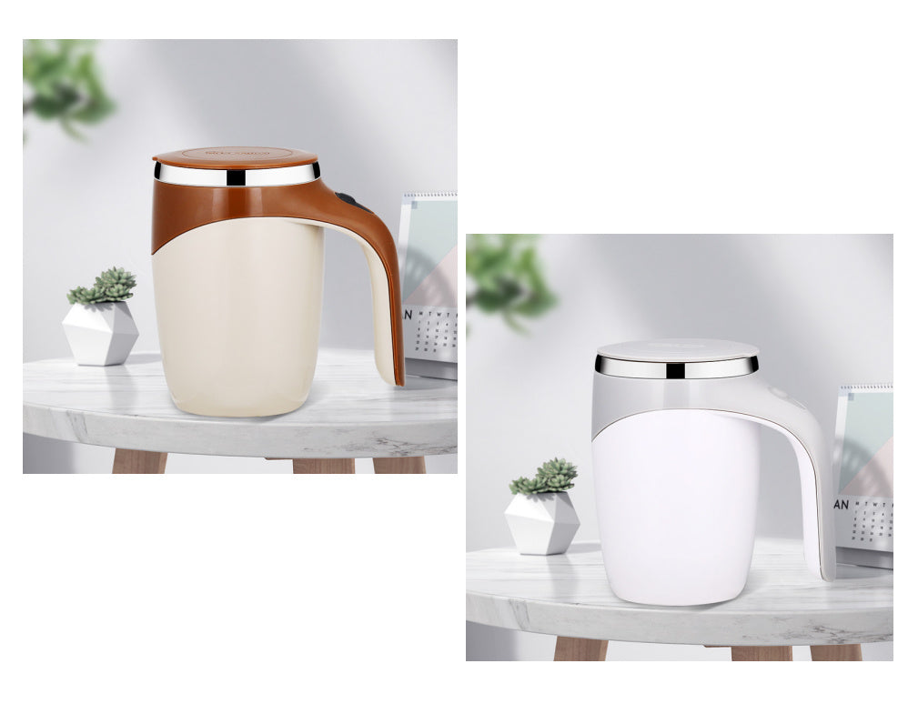 Rechargeable Magnetic Self-Stirring Mug – Electric Automatic Mixing Coffee & Milkshake Cup
