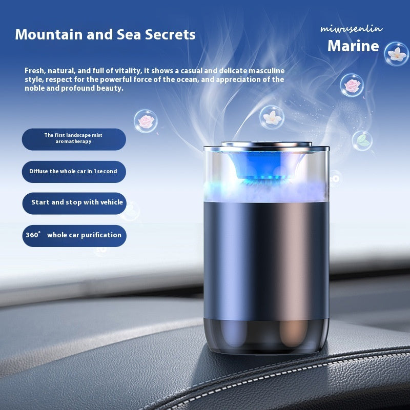Car Cloud Mist Aromatherapy Diffuser – Natural Fragrance Air Freshener & Decorative Humidifier for Cars, Trucks, RVs