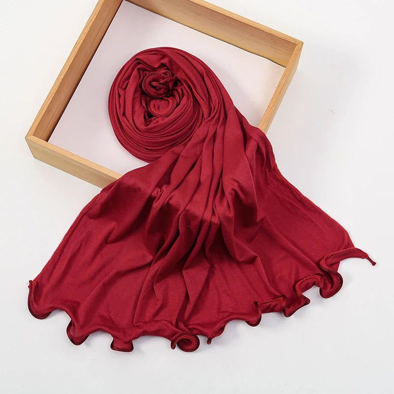 Modal Cotton Jersey Hijab - Stretch Scarf 170x55cm