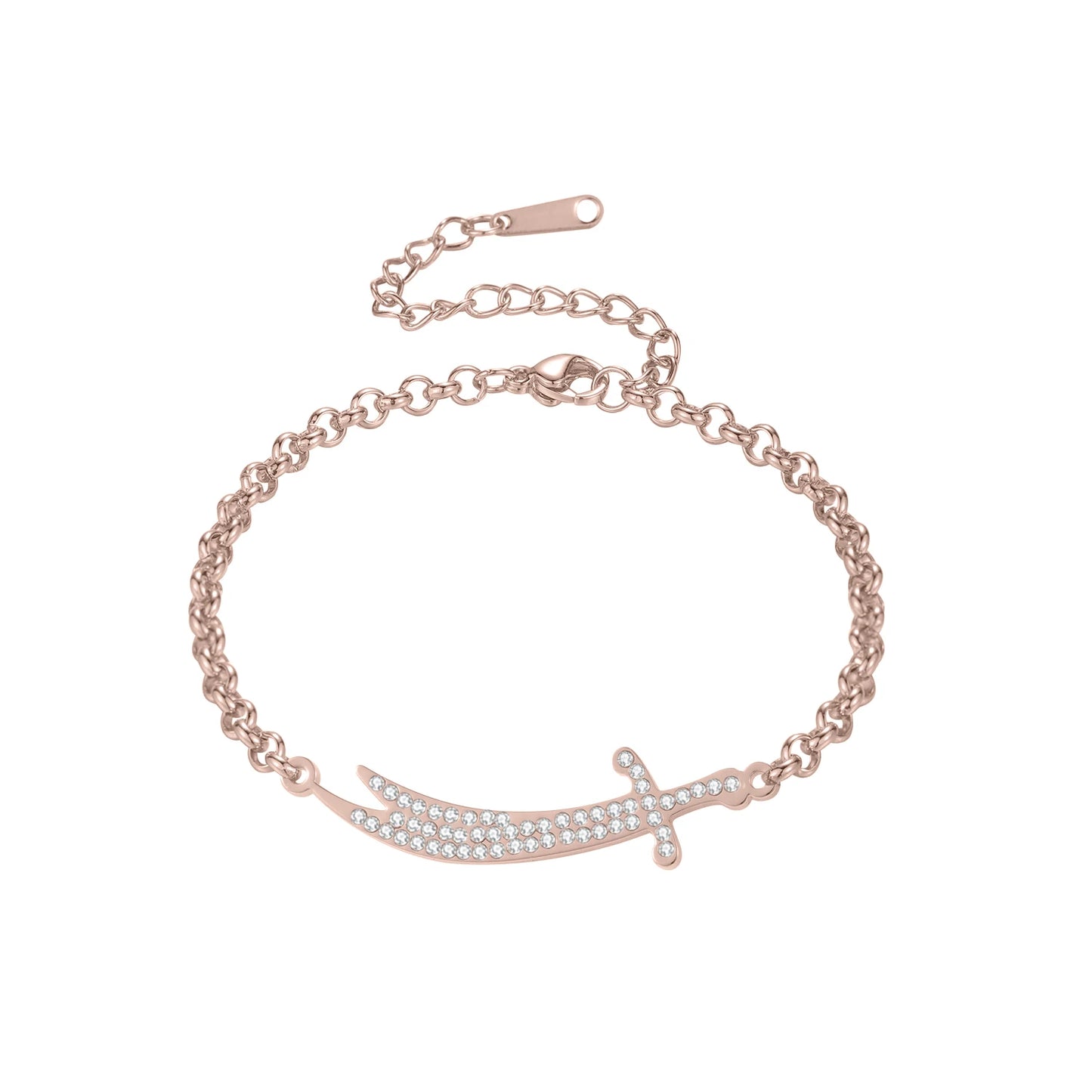 Imam Ali Sword Bracelet - Stainless Steel Chain