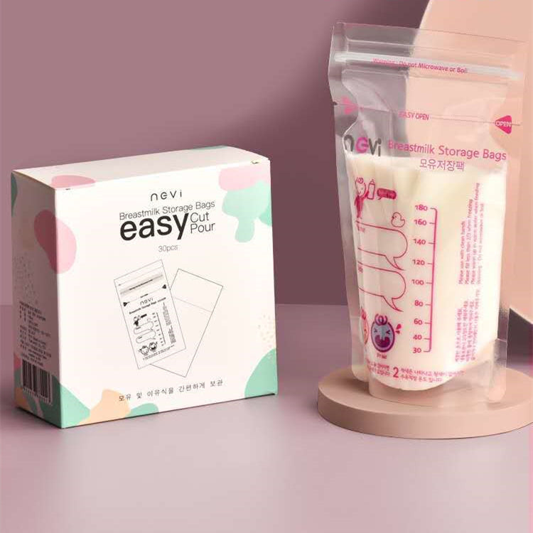 60pcs Breast Milk Storage Bags – 180ml Leak-Proof Freezer Safe Bags for Breastmilk Preservation