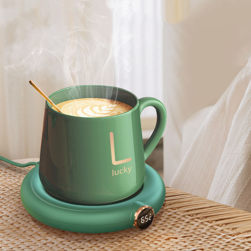 Smart Coffee Mug Warmer – USB Heating Coaster with Constant Temperature Control for Home & Office