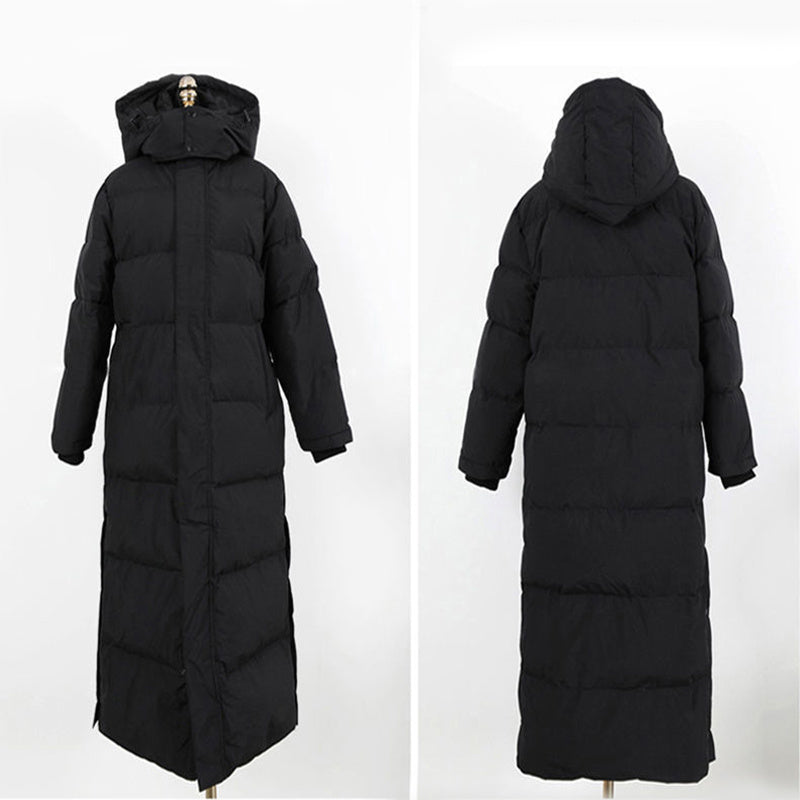 Women's Winter Hooded Parka – Long Thickened Warm Coat for Cold Weather