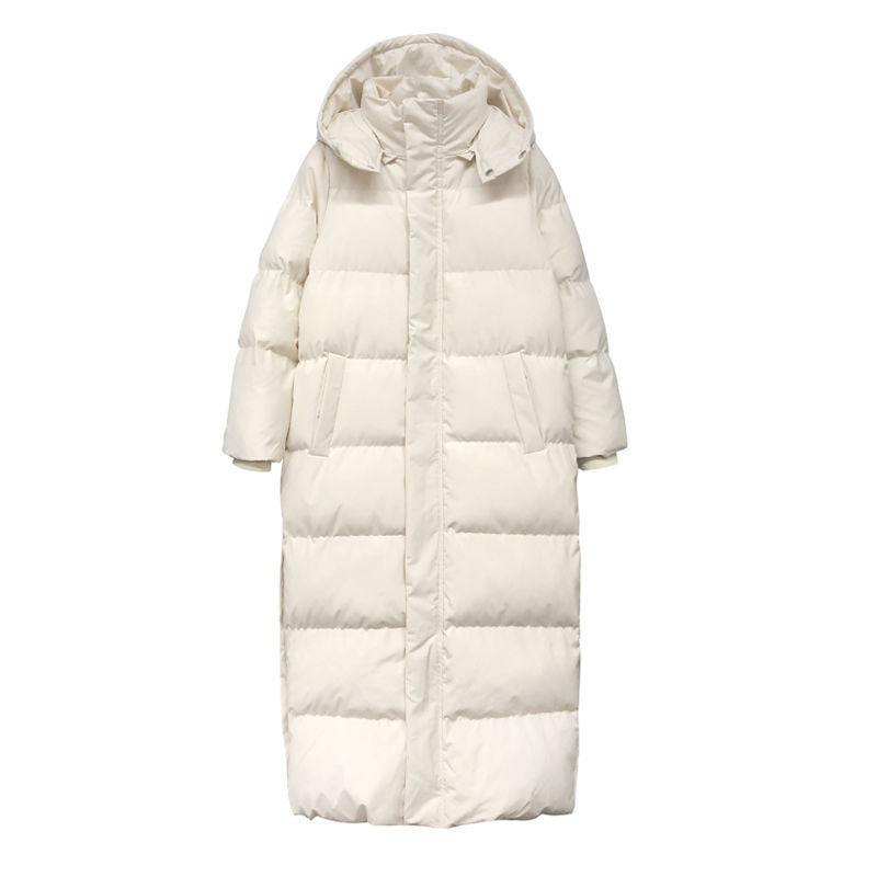 Women's Winter Hooded Parka – Long Thickened Warm Coat for Cold Weather