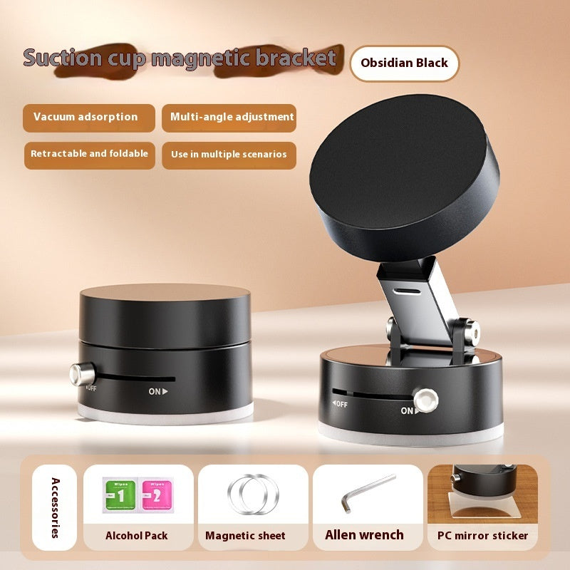 Foldable Magnetic Car Phone Holder – Strong Suction Cup Mount for Hands-Free Navigation