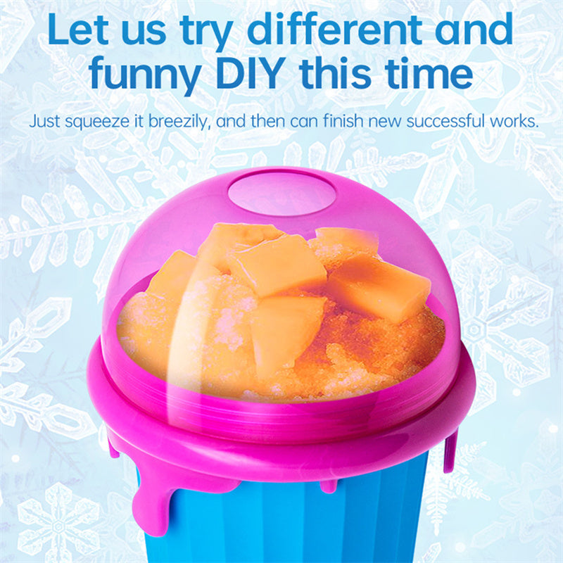 500ml Magic Slushy Maker Cup – Quick-Freeze Squeeze Cup for Homemade Smoothies, Juices & Ice Cream