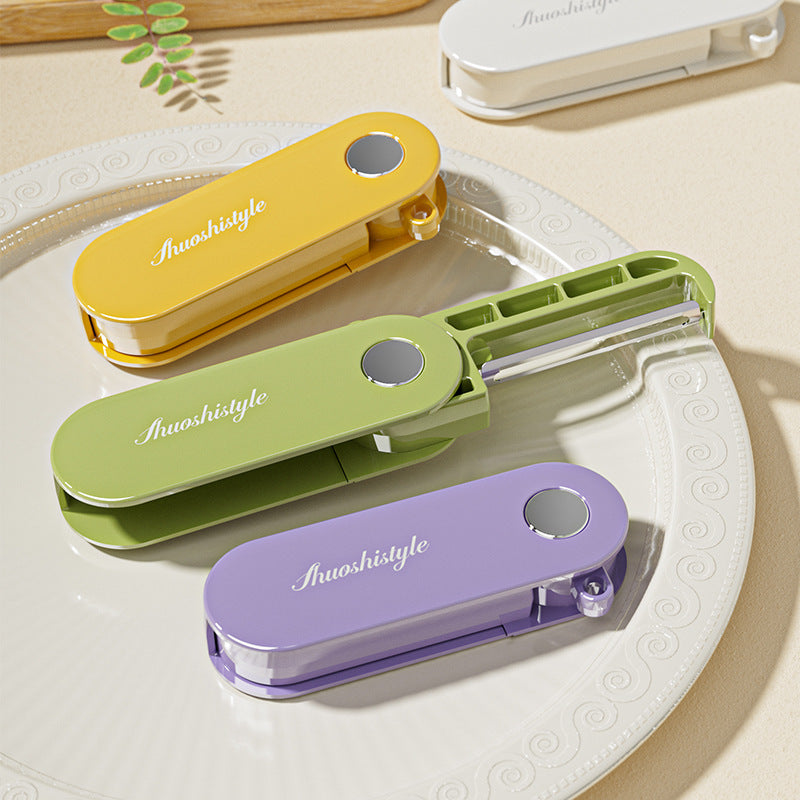 Foldable Stainless Steel Vegetable Peeler – Portable Fruit & Potato Slicer for Kitchen & Travel